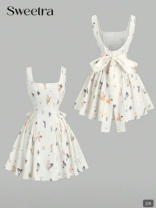 VESTICO CORTO FLOREADO