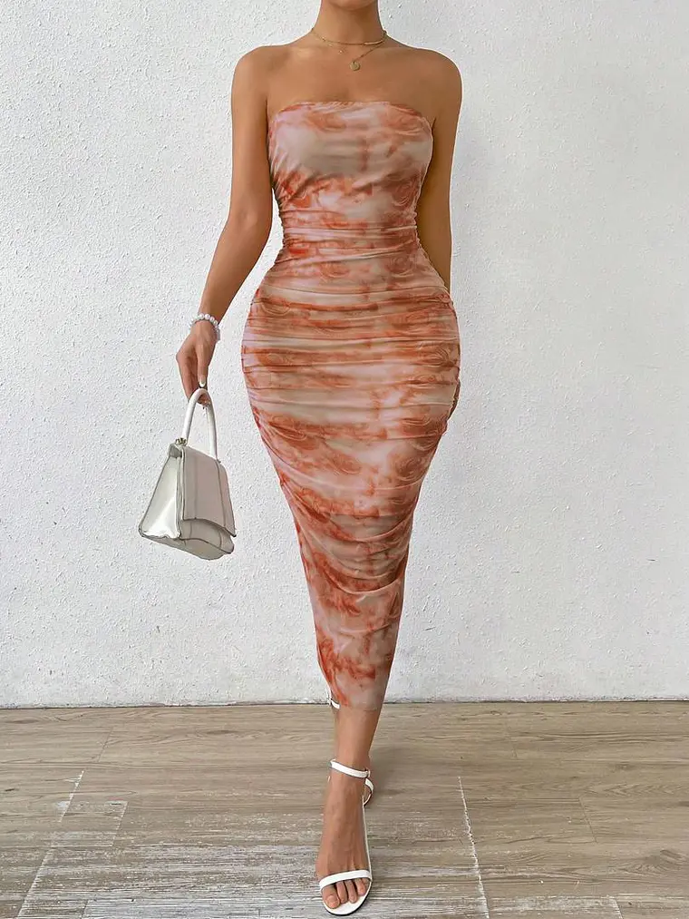 VESTIDO COLOR CAMEL 1