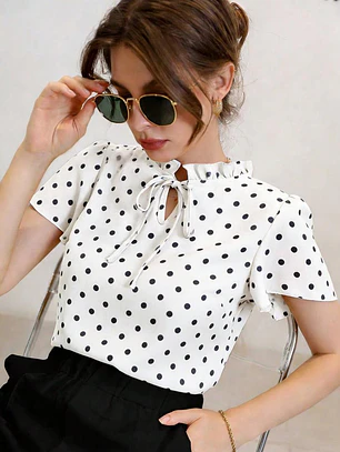 BLUSA DE LUNARES