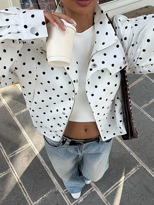 CHAQUETA DE LUNARES