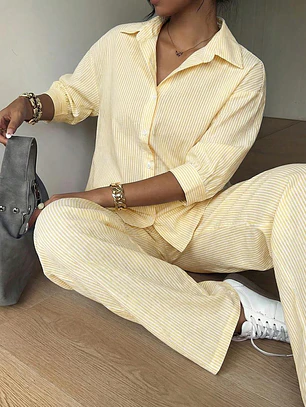 CONJUNTO DE RAYAS AMARILLO