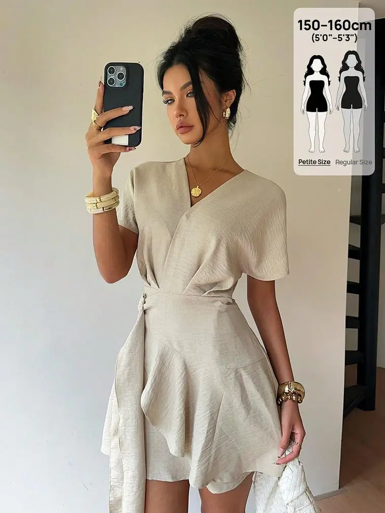 VESTIDO CORTO ALBARICOQUE 1