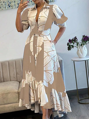 VESTIDO LARGO FLOREADO