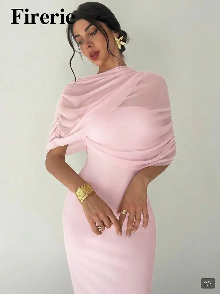 VESTIDO LARGO ROSA 1