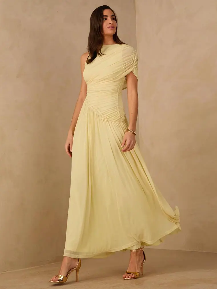 VESTIDO LARGO AMARILLO 1