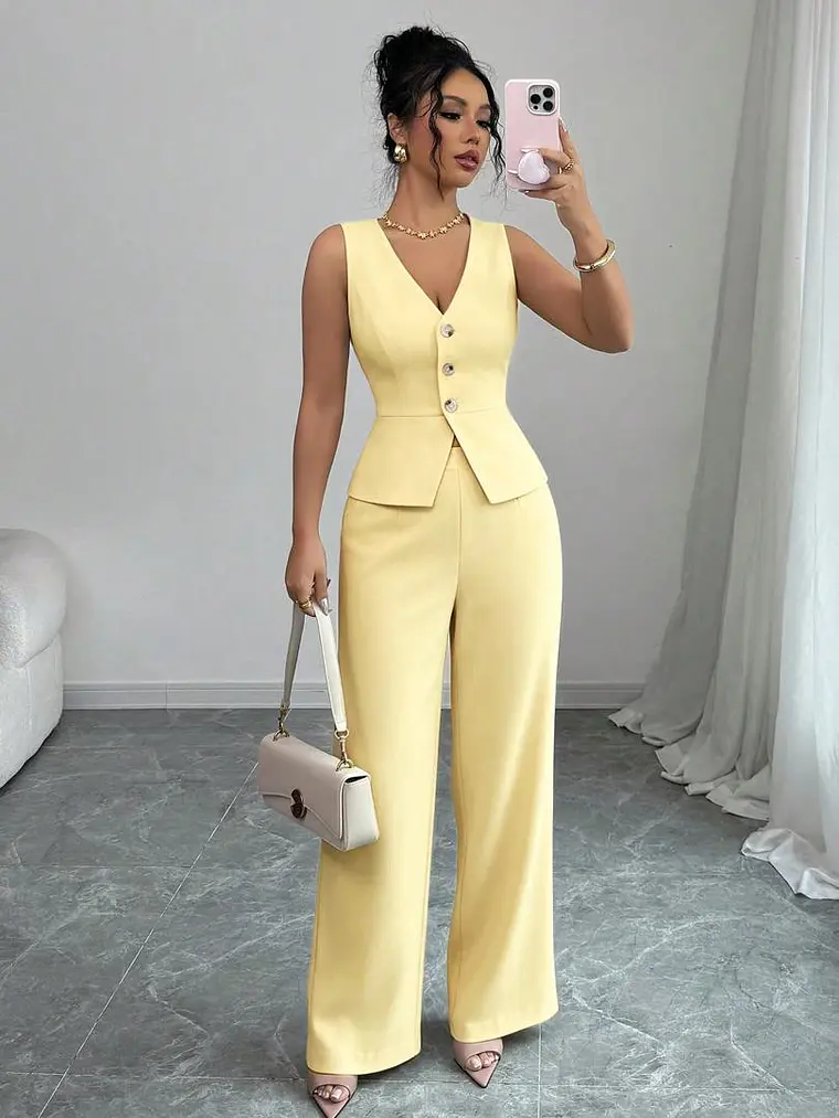 CONJUNTO DE CHALECO AMARILLO 1