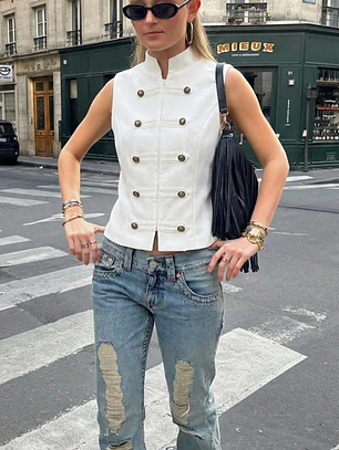 CHALECO BLANCO NAPOLEON