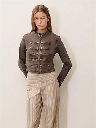 CHAQUETA NAPOLEON MARRON