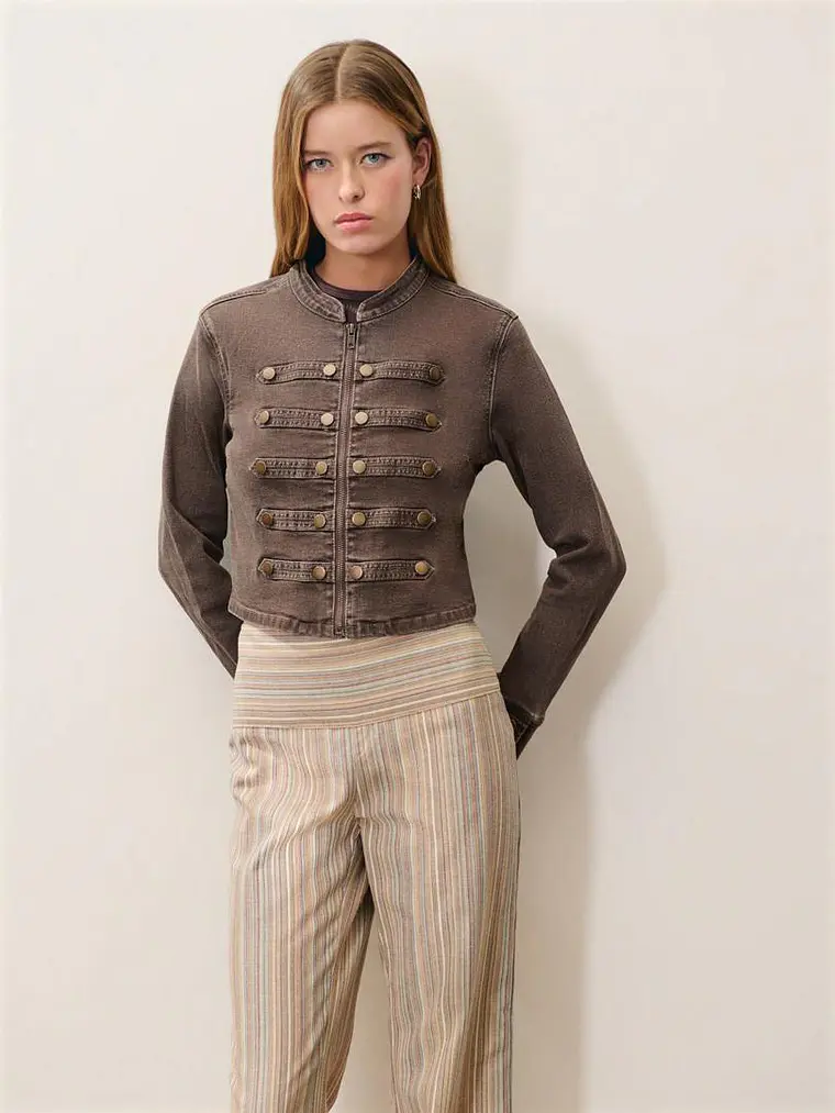 CHAQUETA NAPOLEON MARRON 1