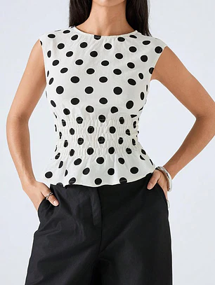 BLUSA DE LUNARES