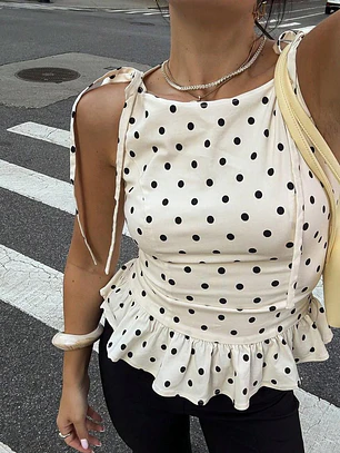 BLUSA DE LUNARES