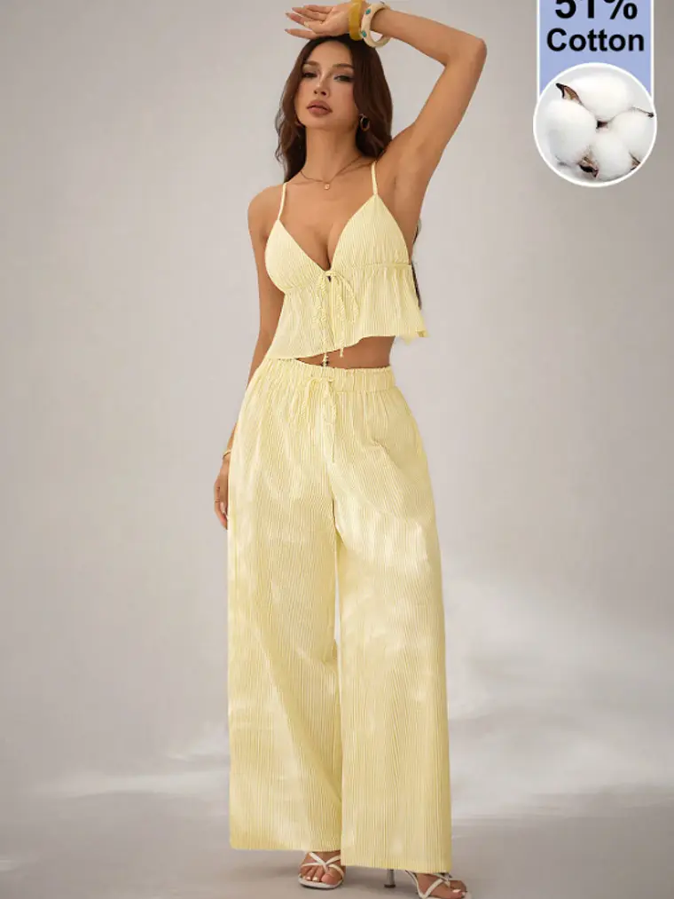 CONJUNTO TOP Y PANTALON DE VERANO 1