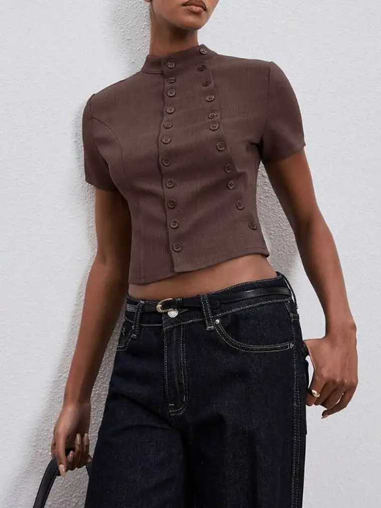 BLUSA CASUAL MANGA CORTA 1