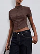 BLUSA CASUAL MANGA CORTA - Miniatura 1