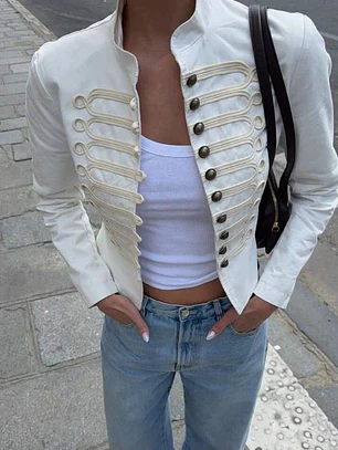 CHAQUETA NAPOLEON CUELLO ALTO