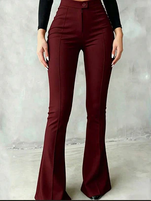 PANTALON ACAMPANADO DE TALLE ALTO