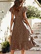 VESTIDO CRUZADO CON ESTAMPADO DE LUNARES - Miniatura 2