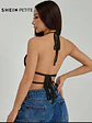 BLUSA CON ESCOTE  NEGRO - Miniatura 2