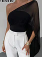 BLUSA CON VOLANTE  - Miniatura 1