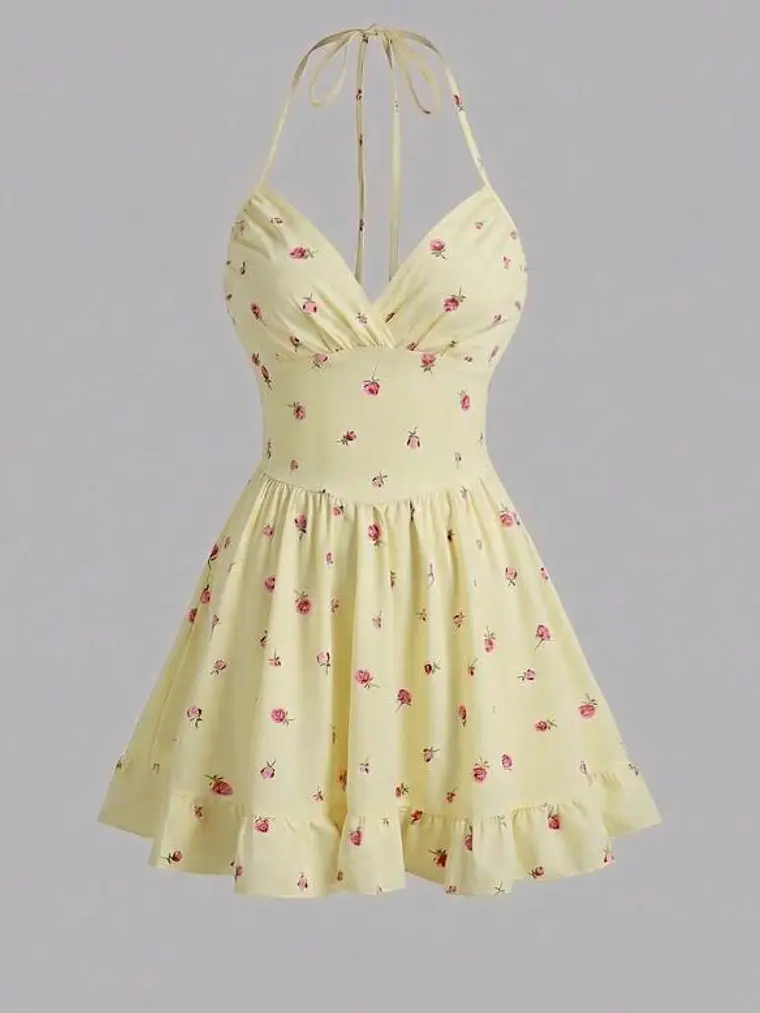 VESTIDO CORTO ESTAMPADO 1
