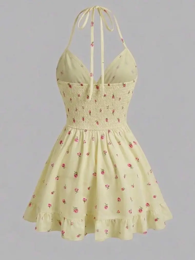 VESTIDO CORTO ESTAMPADO 2
