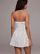 VESTIDO CORTO DE LUNARES - Miniatura 2