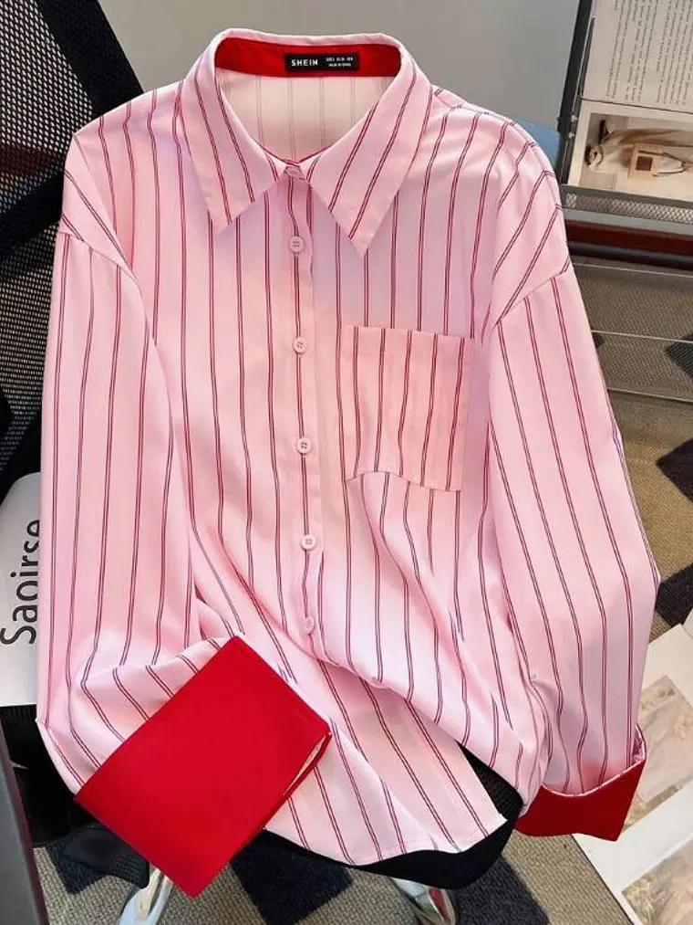 CAMISA HOLGADA CON MANGAS RECTAS 1