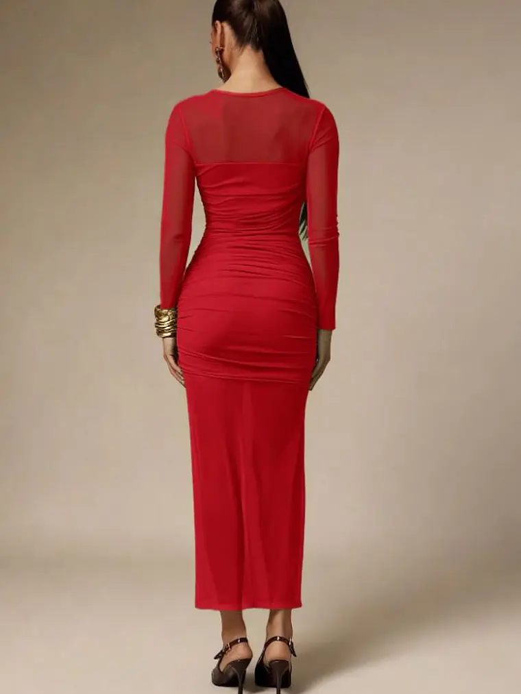 VESTIDO DE MALLA ELEGANTE 2