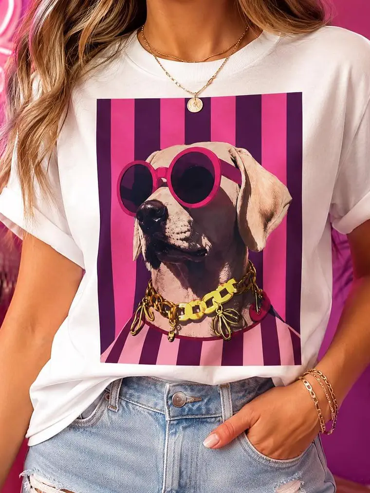 CAMISETA DE ESTAMPADO TENDENCIA  1