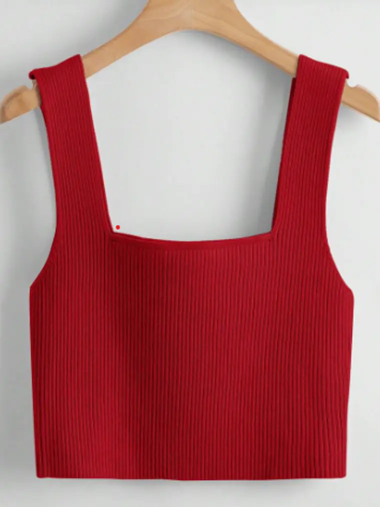 TOP ROJO DE PUNTO 1