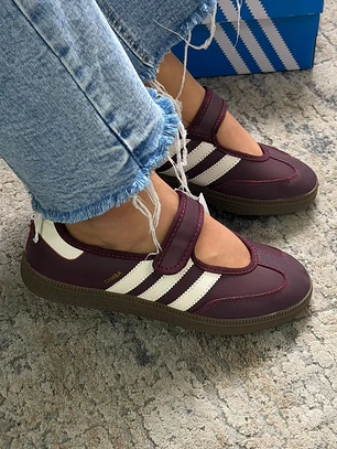 TENIS 1.1 ADIDDAS BAILARINA VINO