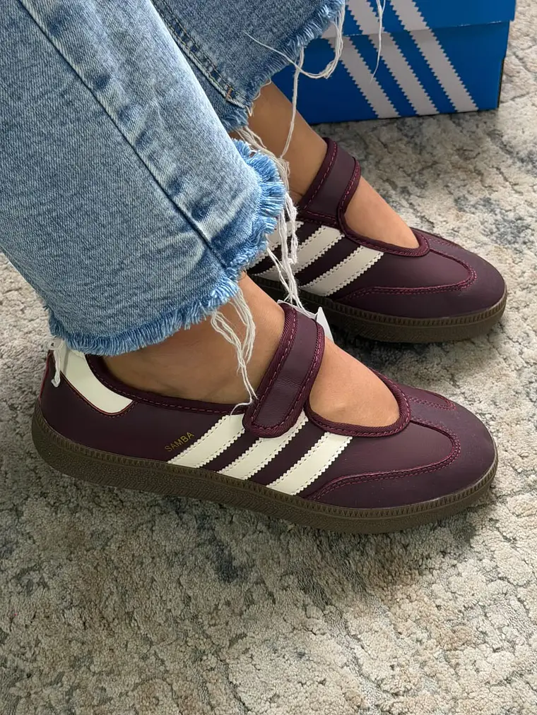TENIS 1.1 ADIDDAS BAILARINA VINO 1