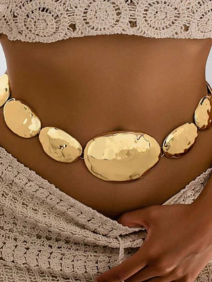 CINTURON DE METAL DORADO