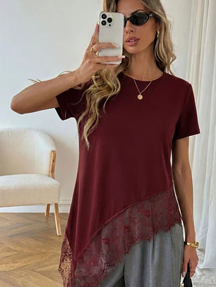 BLUSA CON ENCAJE