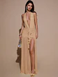 VESTIDO LARGO AJUSTADO TENDENCIA  - Miniatura 2