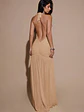 VESTIDO LARGO AJUSTADO TENDENCIA  - Miniatura 3