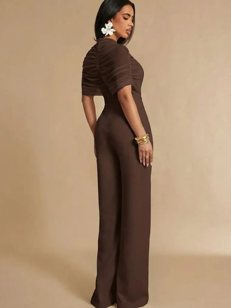 ENTERIZO ELEGANTE CON MALLA 3