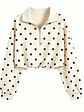 SUDADERA CON ESTAMPADO DE LUNARES - Miniatura 1
