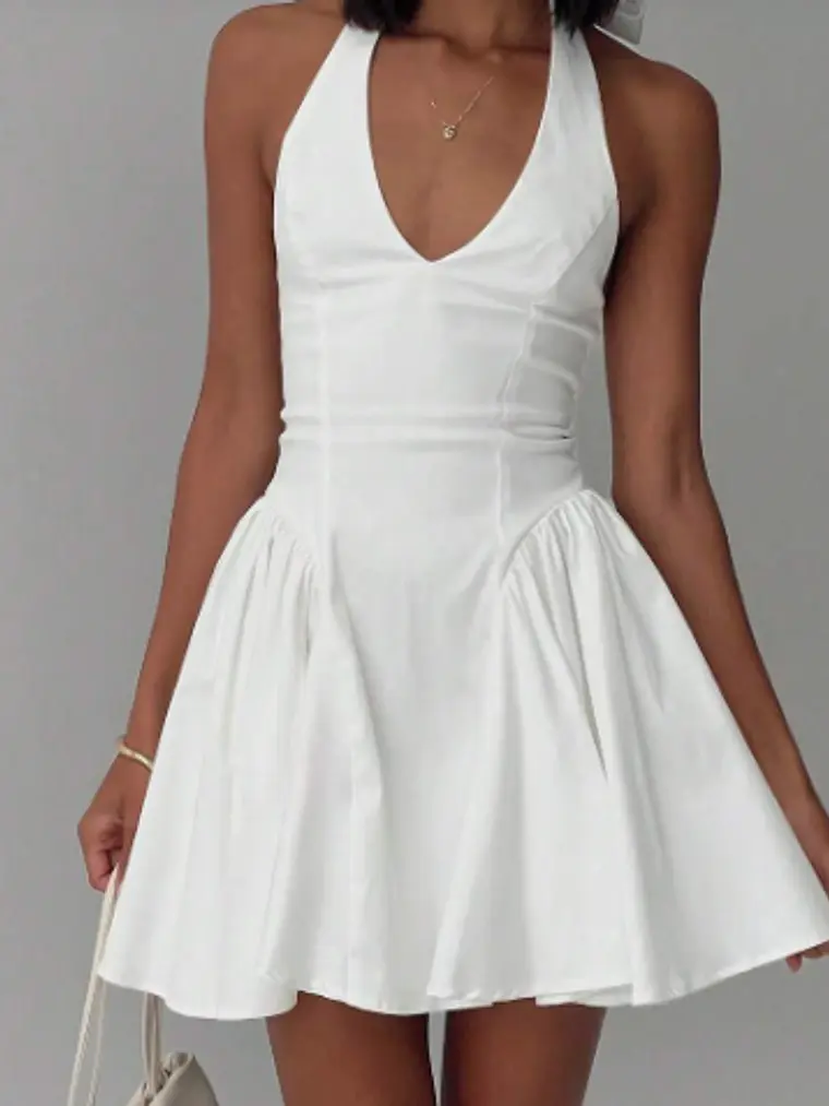 VESTIDO CORTO BLANCO 1