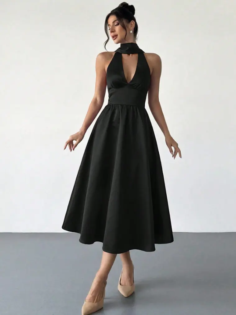 VESTIDO ELEGANTE CORTE A  1