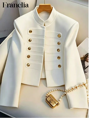 CHAQUETA BLAZER BLANCA