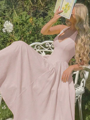 VESTIDO ROSA PALO