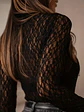 BLUSA DE ENCAJE TRANSPARENTE - Miniatura 2