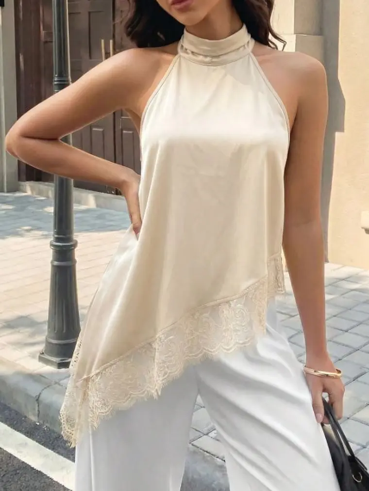 BLUSA CUELLO ALTO ELEGANTE 1