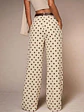 PANTALON CASUAL CON ESTAMPADO DE LUNARES - Miniatura 2