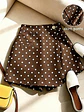 FALDA SHORT VERSATIL CON ESTAMPADO DE LUNARES - Miniatura 1