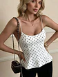 TOP CON ESTAMPADO DE LUNARES - Miniatura 1