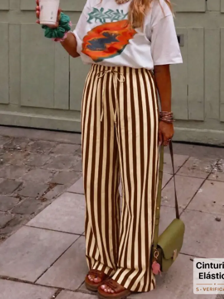 PANTALON RECTO DE RAYA 1