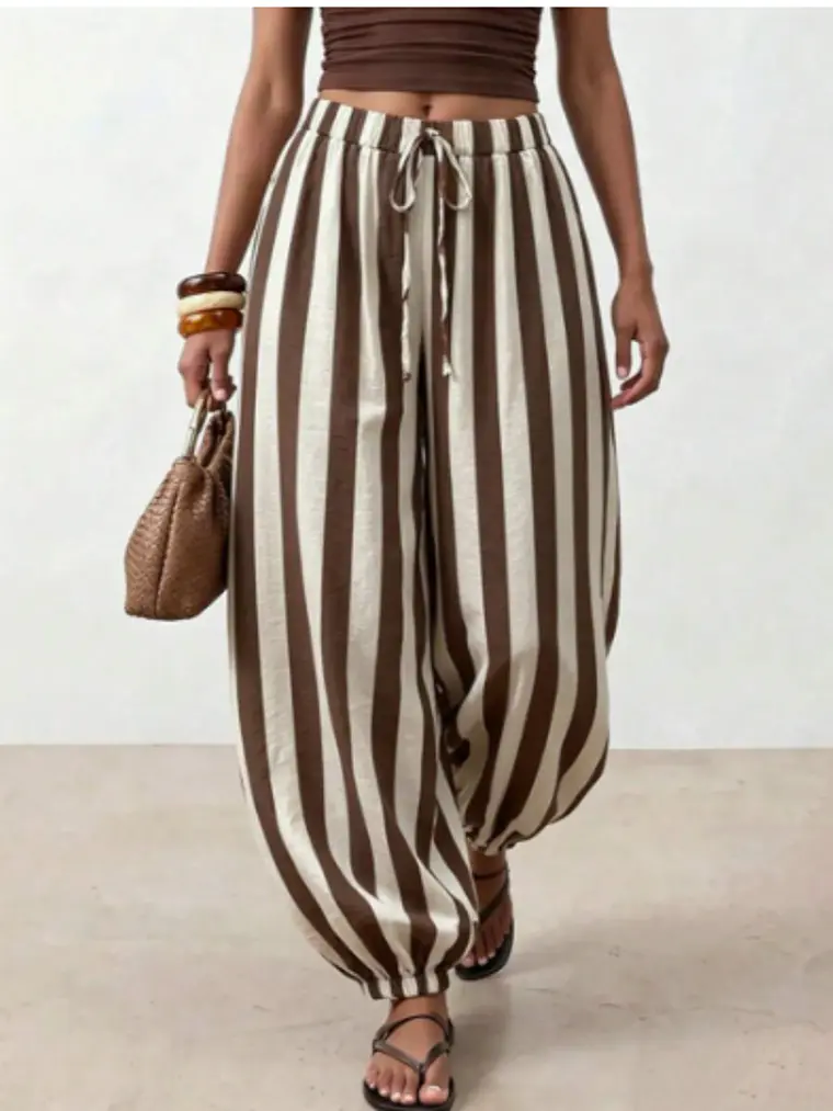 PANTALON LARGO DE MUJER MULTICOLOR 1