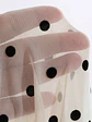 BLUSA TRANSPARENTE CON ESTAMPADO DE LUNARES - Miniatura 2